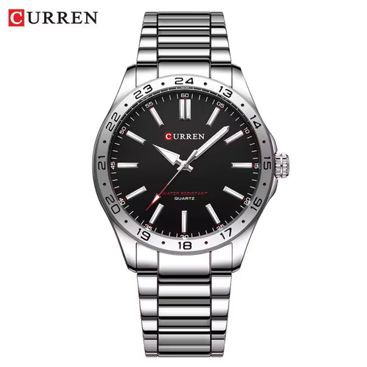 Reloj analógico Curren 8439: Estilo sofisticado en acero inoxidable