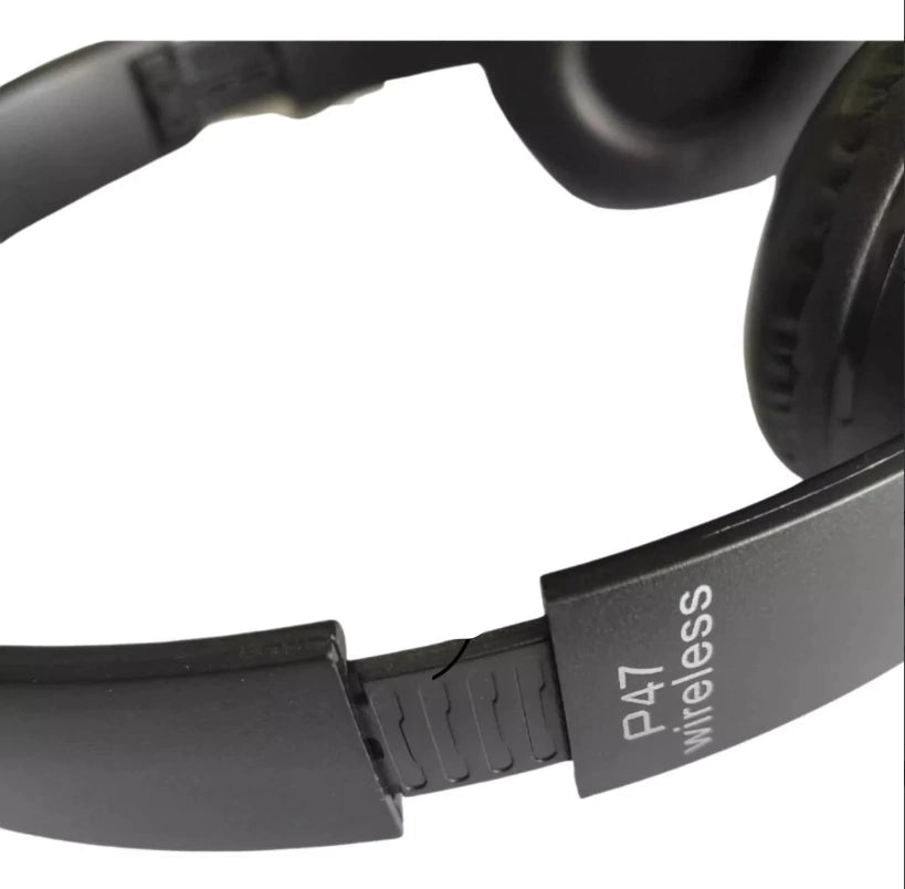 Audífonos Bluetooth P47 – Comodidad, Estilo y Alta Calidad de Sonido