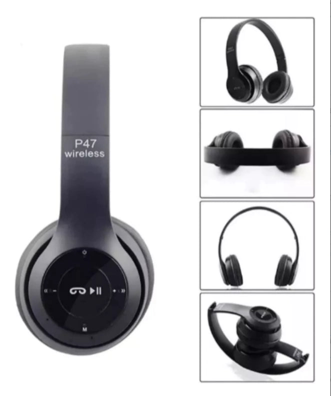Audífonos Bluetooth P47 – Comodidad, Estilo y Alta Calidad de Sonido